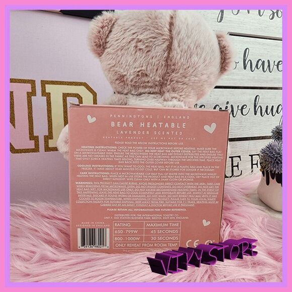 💖 NWT Penningtons Bear Hug Heatable Hot or Cold Plush #7255 💖 - Picture 4 of 4